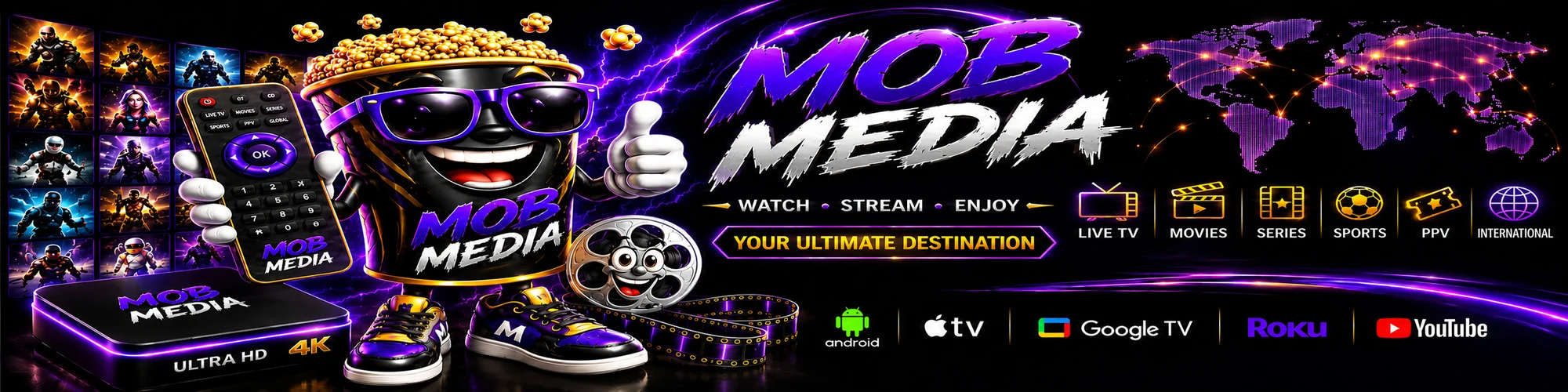 Mob Media Help and Entertainment - Watch Stream Enjoy