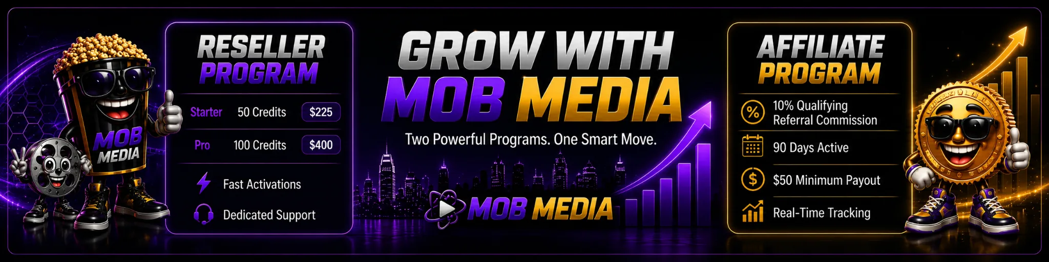 Mob Media Reseller and Affiliate Programs